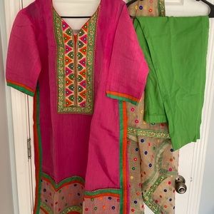 Indian Pakistani cigarette pants set